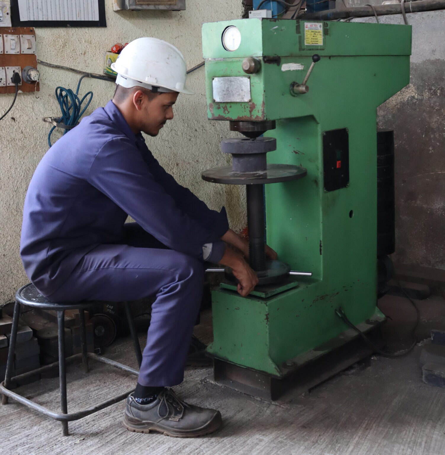Brinell hardness testing post heat treatment
